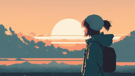 Solitude at Dusk wallpaper