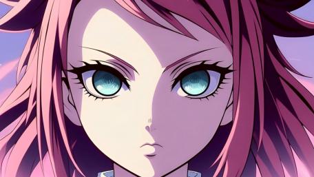 Captivating Anime Gaze wallpaper