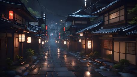 Cobblestone Path to Serenity wallpaper