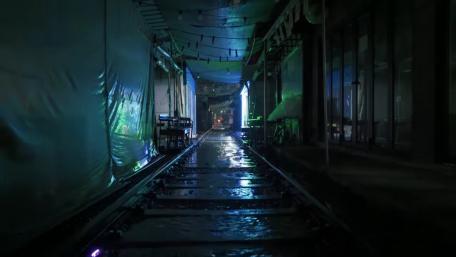 Rainy Tracks wallpaper