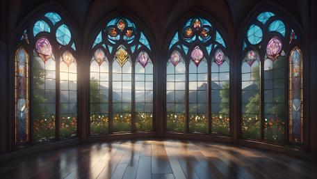 Cathedral of Light and Glass wallpaper