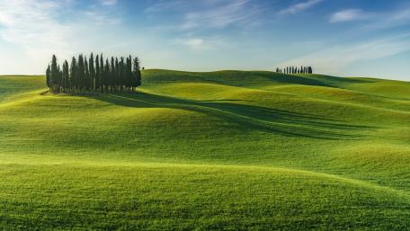 Serenity in Green Hills wallpaper