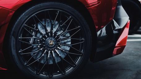 Sleek Performance Car Detail wallpaper