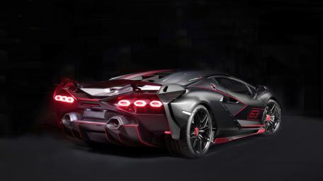Lamborghini Sian Elegance in Shadows wallpaper