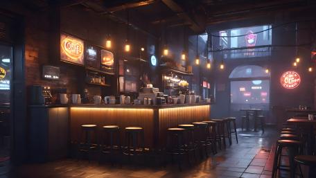 Mystic Brews in Twilight Hues wallpaper