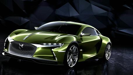 Futuristic Elegance in Emerald wallpaper