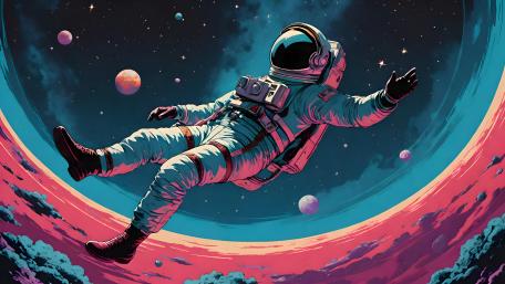 Astral Voyage of the Space Traveler wallpaper