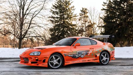Orange Toyota Supra Glory wallpaper