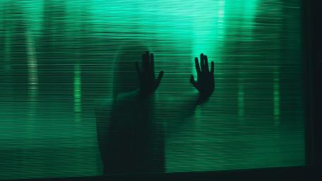 Ethereal Touch in Emerald Hues wallpaper