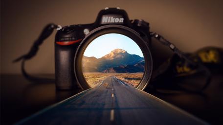 Through the Lens Scenic Road Adventure wallpaper