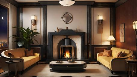 Elegant Evening Lounge Ambiance wallpaper