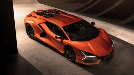 Bright Orange Revuolto wallpaper