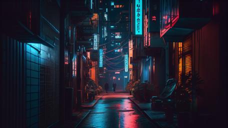 Neon Nocturne wallpaper