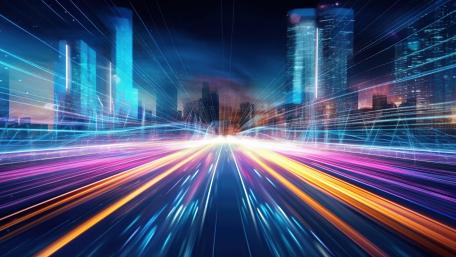 Futuristic Urban Velocity wallpaper
