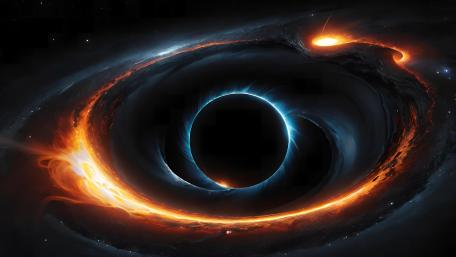 Voyage Through the Cosmic Gateway wallpaper