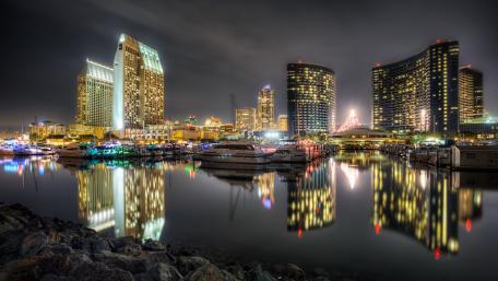 San Diego Nighttime Splendor wallpaper