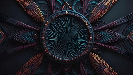 Symmetry in the Abyss wallpaper