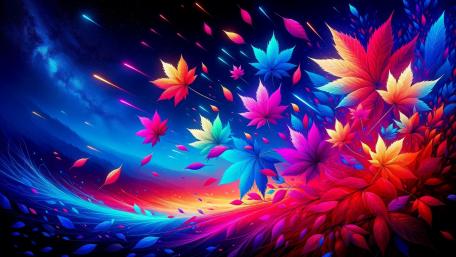 Autumn Spectrum Fantasy wallpaper