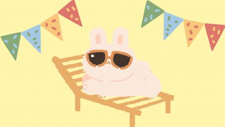 Cool Cute Bunny wallpaper
