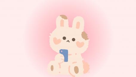Gadget Bunny wallpaper