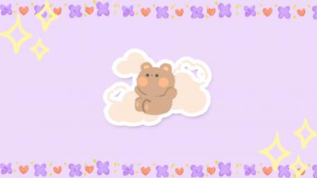Joyful Paws on Cloud Nine wallpaper