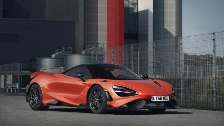 McLaren 765LT Elegance in Sunset Orange wallpaper