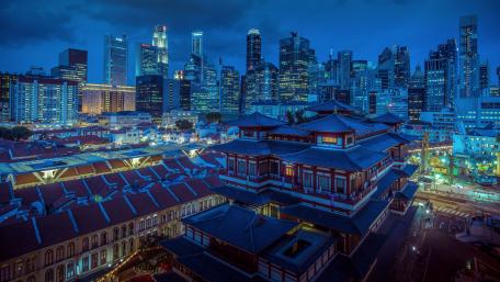 Buddha Tooth Relic Temple, Singapore wallpaper