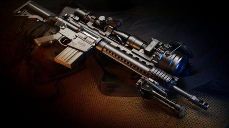 Tactical Precision M16 Rifle Wallpaper wallpaper