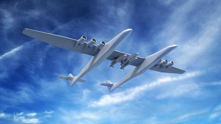 Majestic Stratolaunch Soaring Across the Sky wallpaper