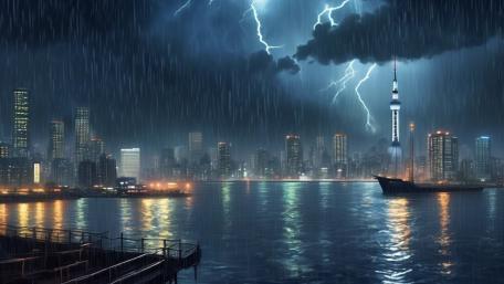 New attendance of a midtown city to provoke the way in the weather wallpaper