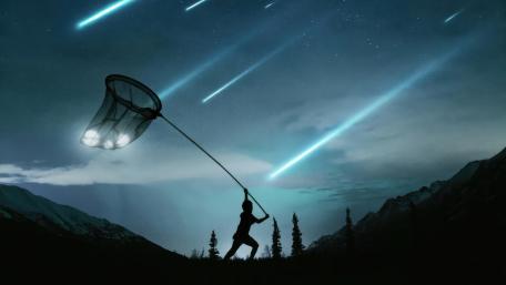 Chasing Dreams Under Starry Skies wallpaper