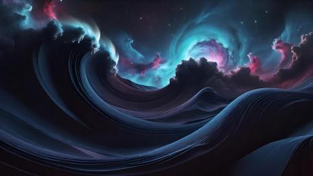 Mystical Cosmic Dance wallpaper