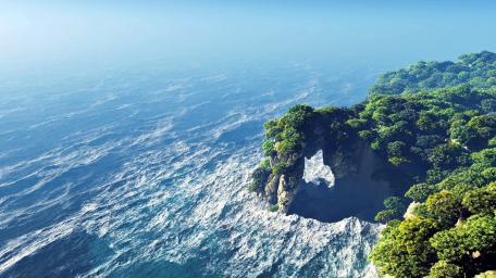 CGI Coastline wallpaper