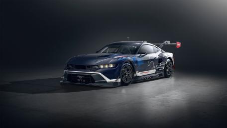 Sleek Ford Mustang GT3 Dominates the Dark wallpaper