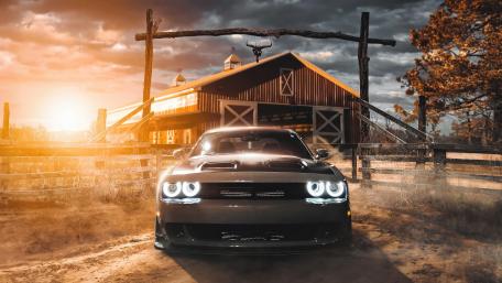 Dodge Challenger SRT Hellcat Power Unleashed wallpaper