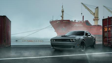 Muscle Majesty at Misty Docks wallpaper