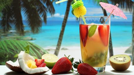 Tropical Beach Paradise wallpaper