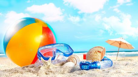 Summer Beach Essentials wallpaper