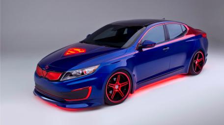 Superman-Inspired Kia Optima Hybrid wallpaper