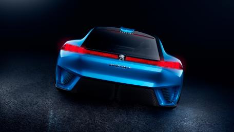 Futuristic Elegance in Blue wallpaper