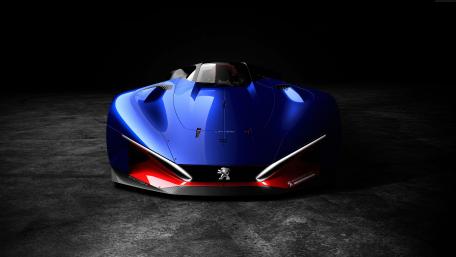 Sleek Futuristic Peugeot L500 R Hybrid Vision wallpaper
