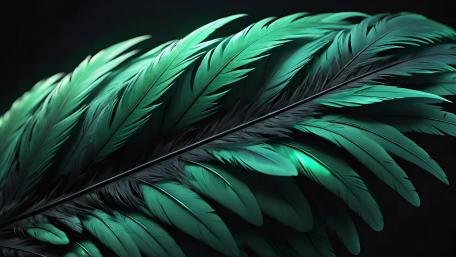 Emerald Whisper in the Dark wallpaper