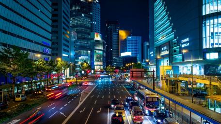 Osaka Nightscape Illuminations wallpaper