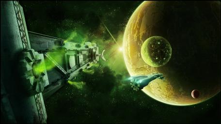 Epic Voyage Through the Cosmic Frontier wallpaper