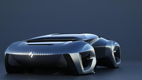 Futuristic Renault Contraste Vision in 4K wallpaper