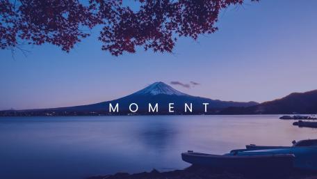 Tranquil Fuji Silhouette at Dusk wallpaper