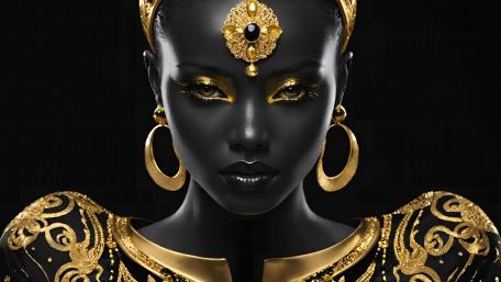 Golden Regal Elegance wallpaper