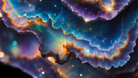 Ethereal Cosmic Shimmer wallpaper