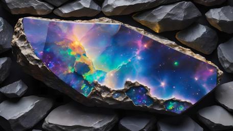 Cosmic Quartz Symphony wallpaper