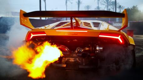Lamborghini Unleashing Fury wallpaper